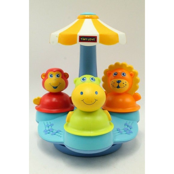 Jungle Go Round Musical Carousel - Learning Toy by Tiny Love - Picture 1 of 12